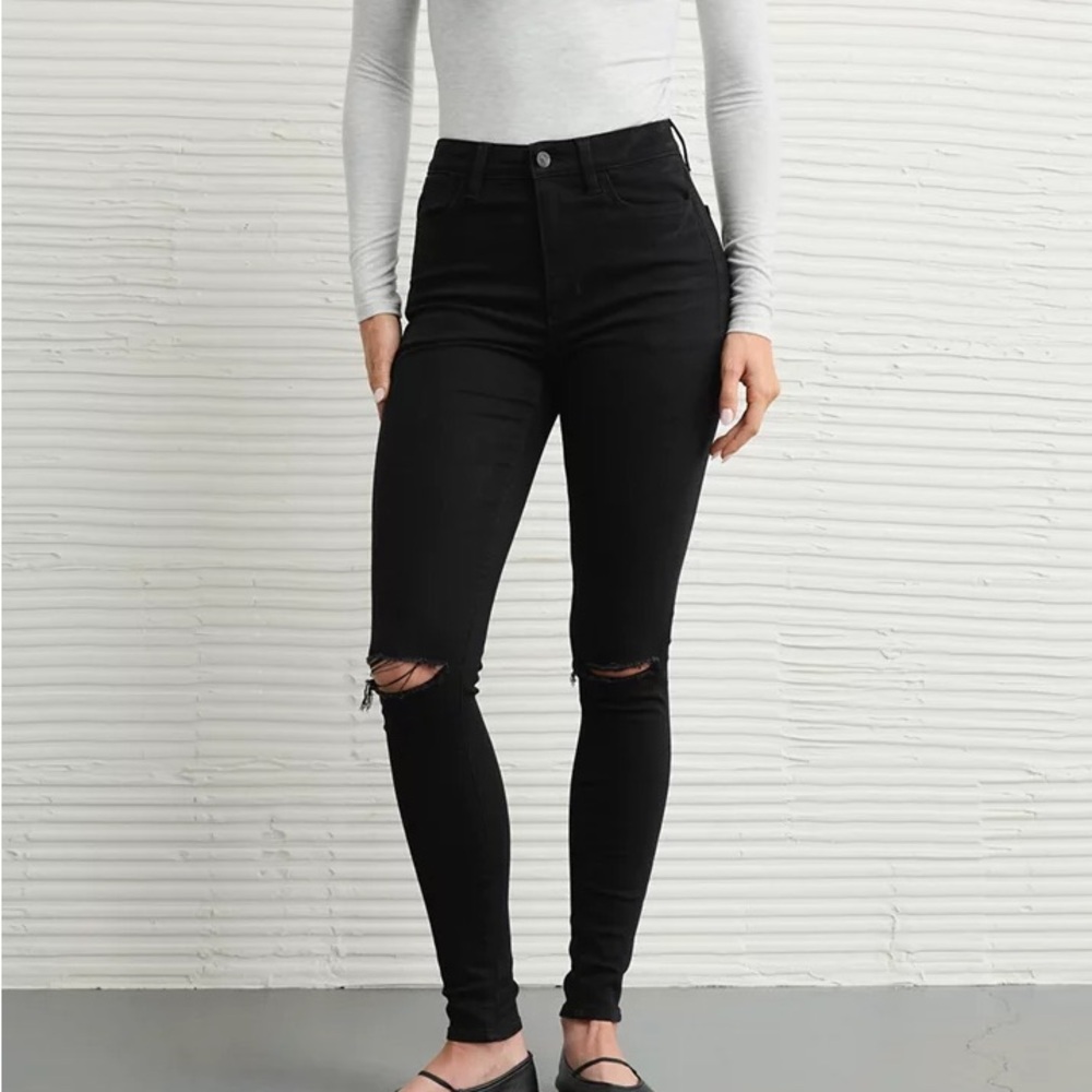 American Eagle Women’s Black‎ Highest-Rise Jegging, X-Short